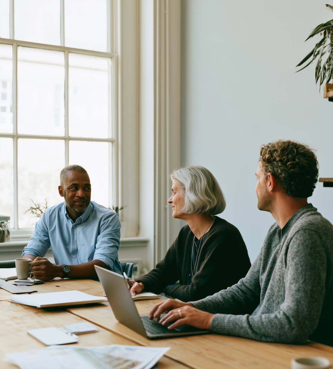 Claims handler talking underwriters through a claim